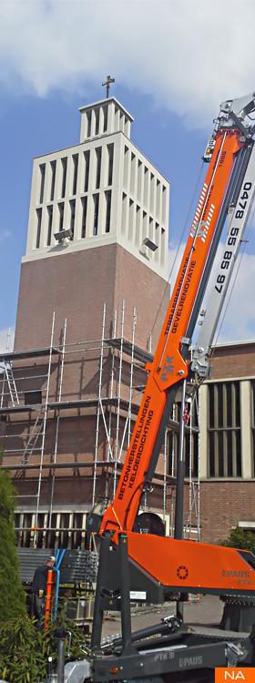 betonherstelling kerk Hamont