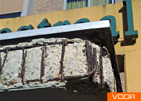 betonherstelling - voor renovatie